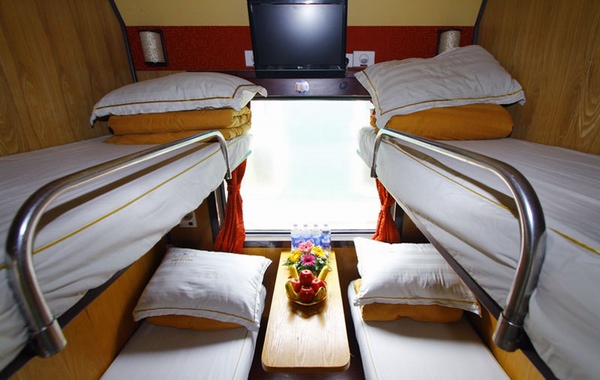 Sapa train cabin